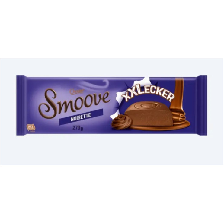 Молочний шоколад з горіхово-вершковою шоколадною начинкою Choceur Smoove Noisette 270г Німеччина