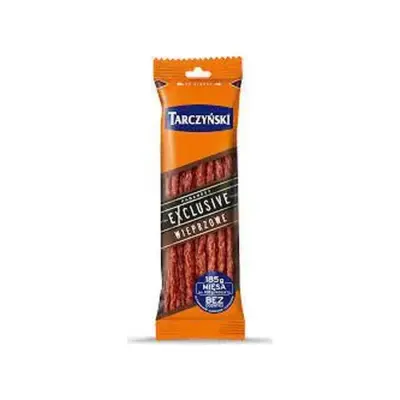 Ковбаски Кабанос зі свинини, БЕЗ ГЛЮТЕНА, TARCZY ⁇ SKI Exclusive Kabanosy 105г Польща