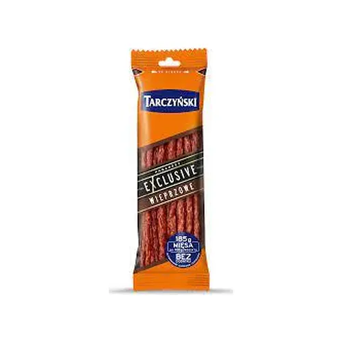 Ковбаски Кабанос зі свинини, БЕЗ ГЛЮТЕНА, TARCZY ⁇ SKI Exclusive Kabanosy 105г Польща