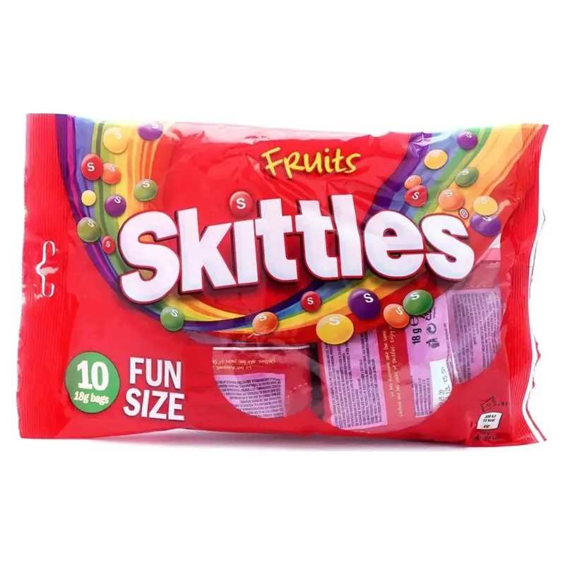 Драже фруктове Skittles Fruits (18×18г) 324г Німеччина