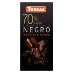 Шоколад чорний 70% какао БЕЗ ГЛЮТЕНА Torras Negro Іспанія 80г