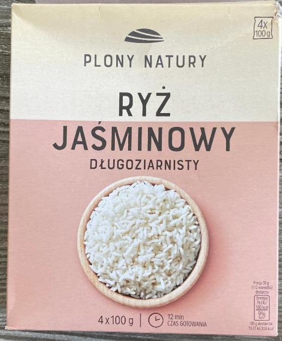 Рис довгозернистий Жасмин Plony Natury (4х100г) 400г Польща