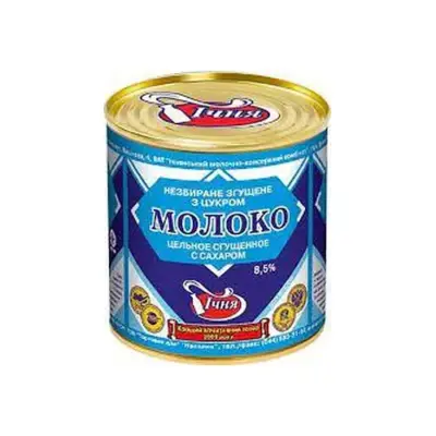 Молоко згущене з цукром Ічна 8,5% 370 г Україна