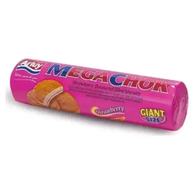 Печиво сендвіч Mega Choc Strawberry Arluy Іспанія 500 г
