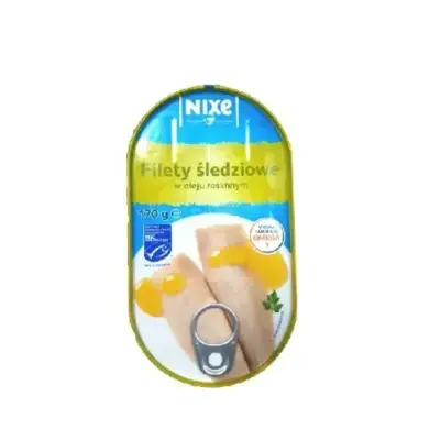 Філе макрелі (скумбрії) в олії NIXE Filety z makreli w oleju roslinnym 170 г Польща