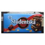 Шоколад чорний Studentska з родзинками і арахісом Чехія 170г