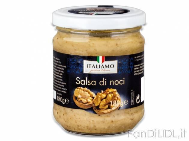 Горіховий соус на оливковій олії Italiamo Salsa alle Noci 180г Італія