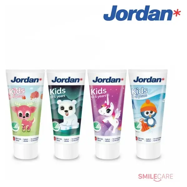 Дитяча зубна паста 0-5 років Jordan Kids 75мол Швеція