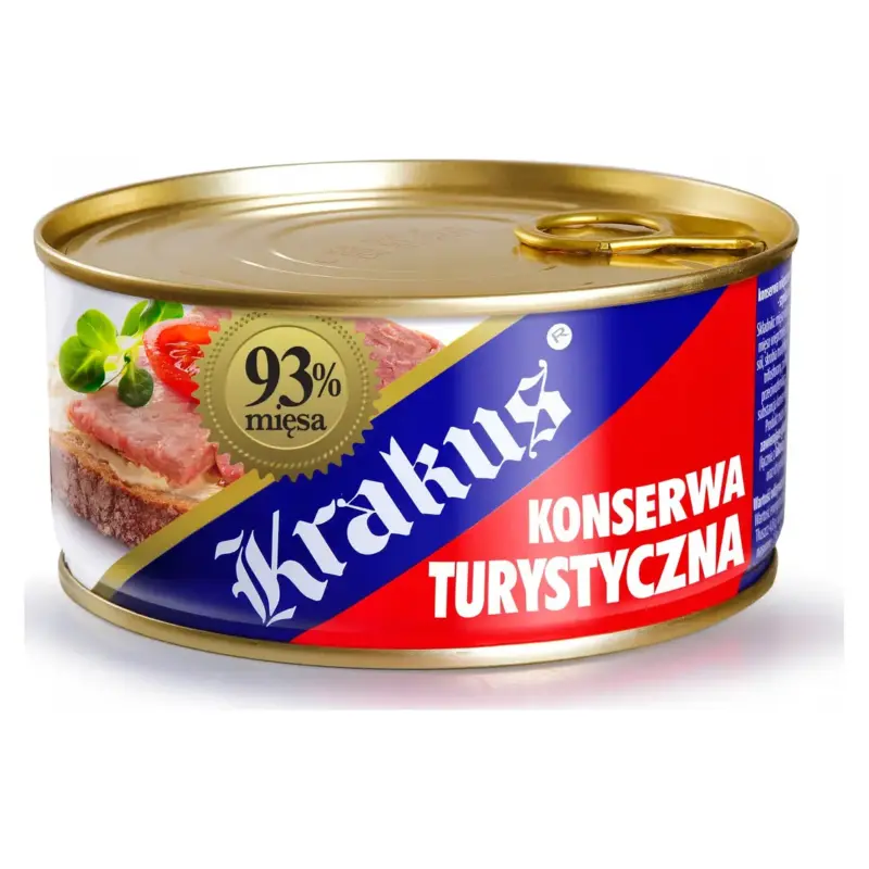 Свинина Туристична Krakus Konserwa Turystyczna 93% м’яса 300г Польща