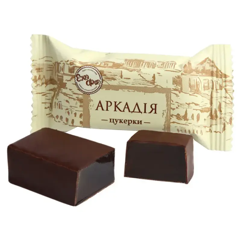 Цукерки желейні з ароматом апельсина Аркадія 1кг