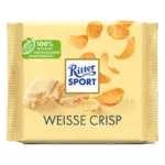 Шоколад білий хрусткий із крипсами Ritter sport WEISS+CRISP Німеччина 100 г