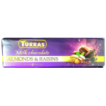 Шоколад чорний без цукру та глютену з мигдалем Torras Zero Dark Almond 300 г Іспанія
