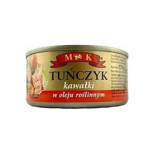 Тунець шматочками в соняшниковій олії Tunczyk kawalki MK 170 г Польща