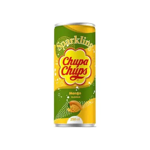 Напій газований зі смаком дині та вершків Chupa Chups Melon&Cream 330 мл ж/б