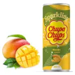 Напій газований зі смаком дині та вершків Chupa Chups Melon&Cream 330 мл ж/б