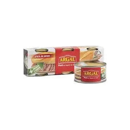 Паштет зі свинячої печінки БЕЗ ГЛЮТЕНА Argal De Hivado de Cerdo (3×83г) 250g Іспанія