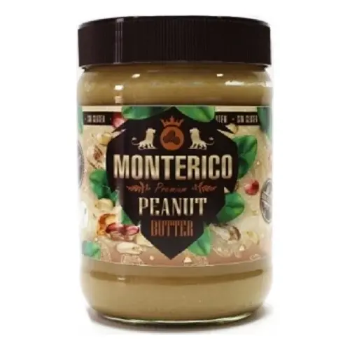 Арахісова паста без глютену Monterico Premium 500г Іспанія