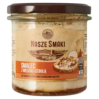 Смалец с мясом и луком Nasze Smaki Smalec z cebulą i mięsem 250г Польша