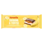 Шоколад молочний з Карамеллю і фундуком Terravita Caramel & Hazelnuts 235 г Польща