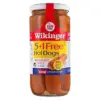 Сосиски копчені з м’яса птиці та свинини в розсолі Wikinger Hot Dogs 380г/240г Німеччина