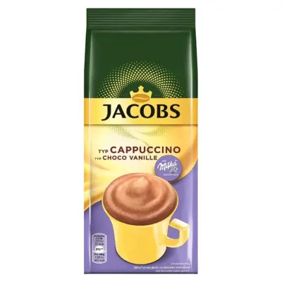 Капучіно шоколадно-ванільний із шоколадом Мілка Jacobs typ Cappuccino typ Choco Vanille 500г Нідерланди