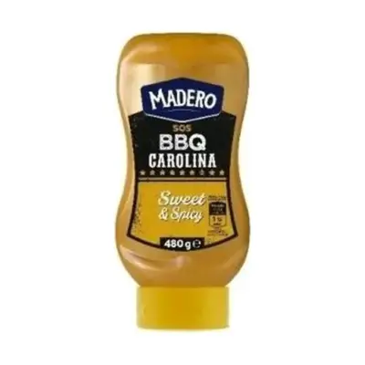 Соус медово-гірчичний для барбекю Кароліна MADERO BBQ Carolina 480г Польща