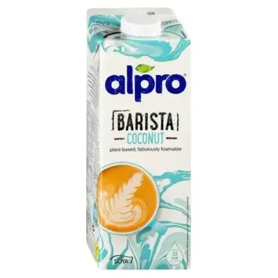 Молоко Кокосовое для Бариста БЕЗ ЛАКТОЗЫ БЕЗ ГЛЮТЕНА  Alpro Barista Coconut 1л Бельгия