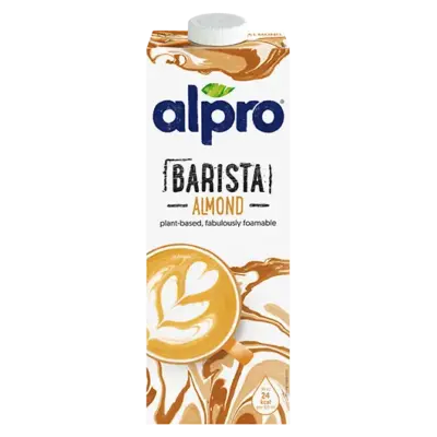 Молоко Мигдальне для Бариста БЕЗ ЛАКТОЗИ БЕЗ ГЛЮТЕНА Alpro Barista Almond 1 л Бельгія
