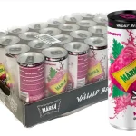 Напій сильногазований із соком і зі смаком малини MARKA JUICY SODA 250 мл ж/б Угорщина
