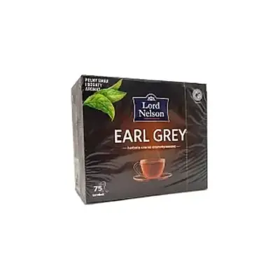 Чай чорний ароматизований Lord Nelson EARL GREY (75х1.75г) 131,25г Польща