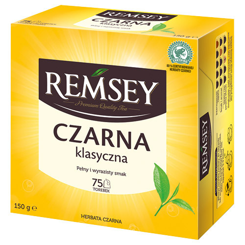 Чай чорний Класичний Remsey Klasyczna (75х2г) 150г Польща