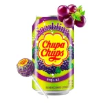 Напій газований зі смаком полуниці з вершками Chupa Chups Strawberry&Cream 345 мл ж/б Корея