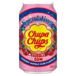 Напій газований зі смаком вишневої жувальної гумки Chupa Chups Bubble Gum 345 мл ж/б Корея