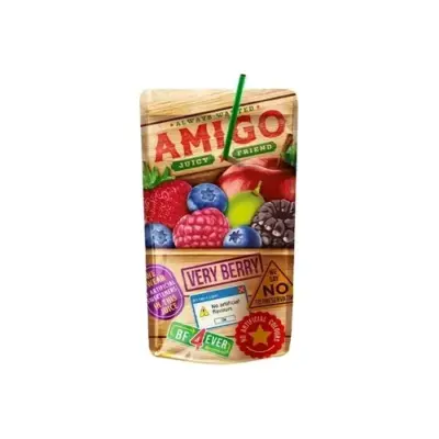 Сік лісові ягоди Amigo Very Berry 200 мл Македонія