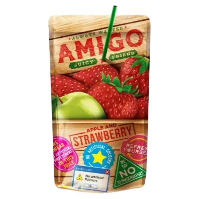 Сік лісові ягоди Amigo Very Berry 200 мл Македонія