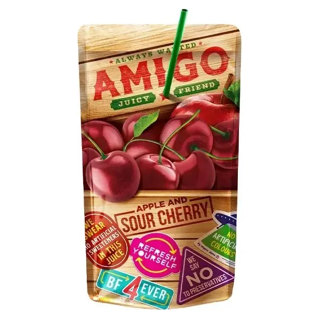 Сік Вишня – Яблуко Amigo Sour Cherry 200 мл Македонія