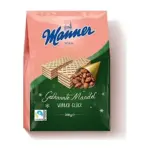 Вафлі Зимовий Міраж зі смаженим мигдалем Manner Winter Gluck Gebrannte Mandel 200г Австрія