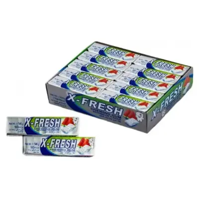 Жувальна гумка кавун X-Fresh Chewing Gum Watermelon Flavour (10 подушечок) 14г Туреччина