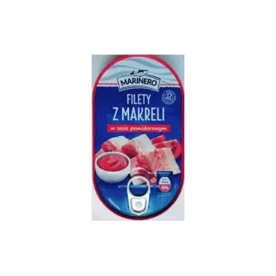 Філе макрелі (скумбрії) у томатному соусі Marinero Filety z makreli w sosie pomidorowym 170 г Польща