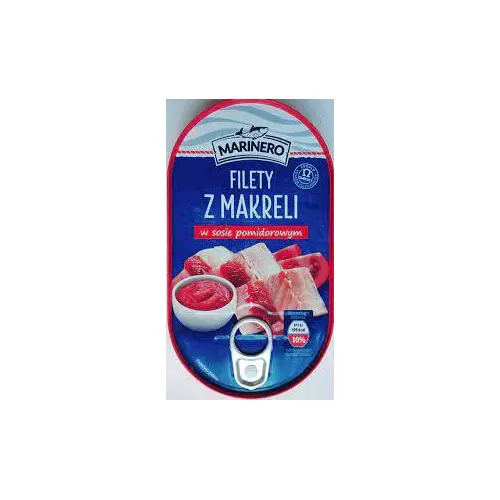 Філе макрелі (скумбрії) у томатному соусі Marinero Filety z makreli w sosie pomidorowym 170 г Польща
