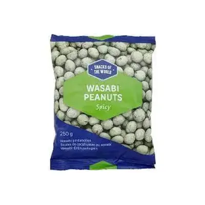 Арахіс смажений в оболонці зі смаком Васабі Wasabi Peanuts Spicy 250г Нідерланди