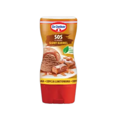 Топпінг - соус солона  карамель Dr.Oetker Sos Slony Karmel 200г Польща