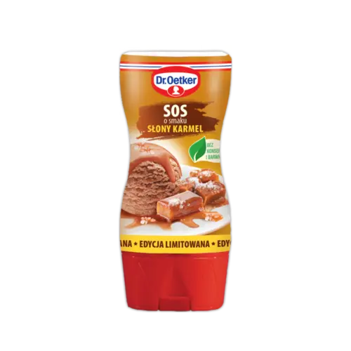 Топпінг – соус солона  карамель Dr.Oetker Sos Slony Karmel 200г Польща