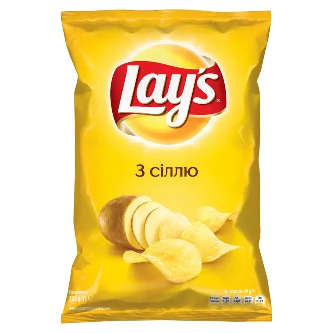 Чіпси картопляні з сілью Lay’s 120г Україна
