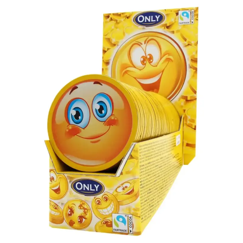 Шоколад молочний  Смайли Only 36×21.5г Австрія