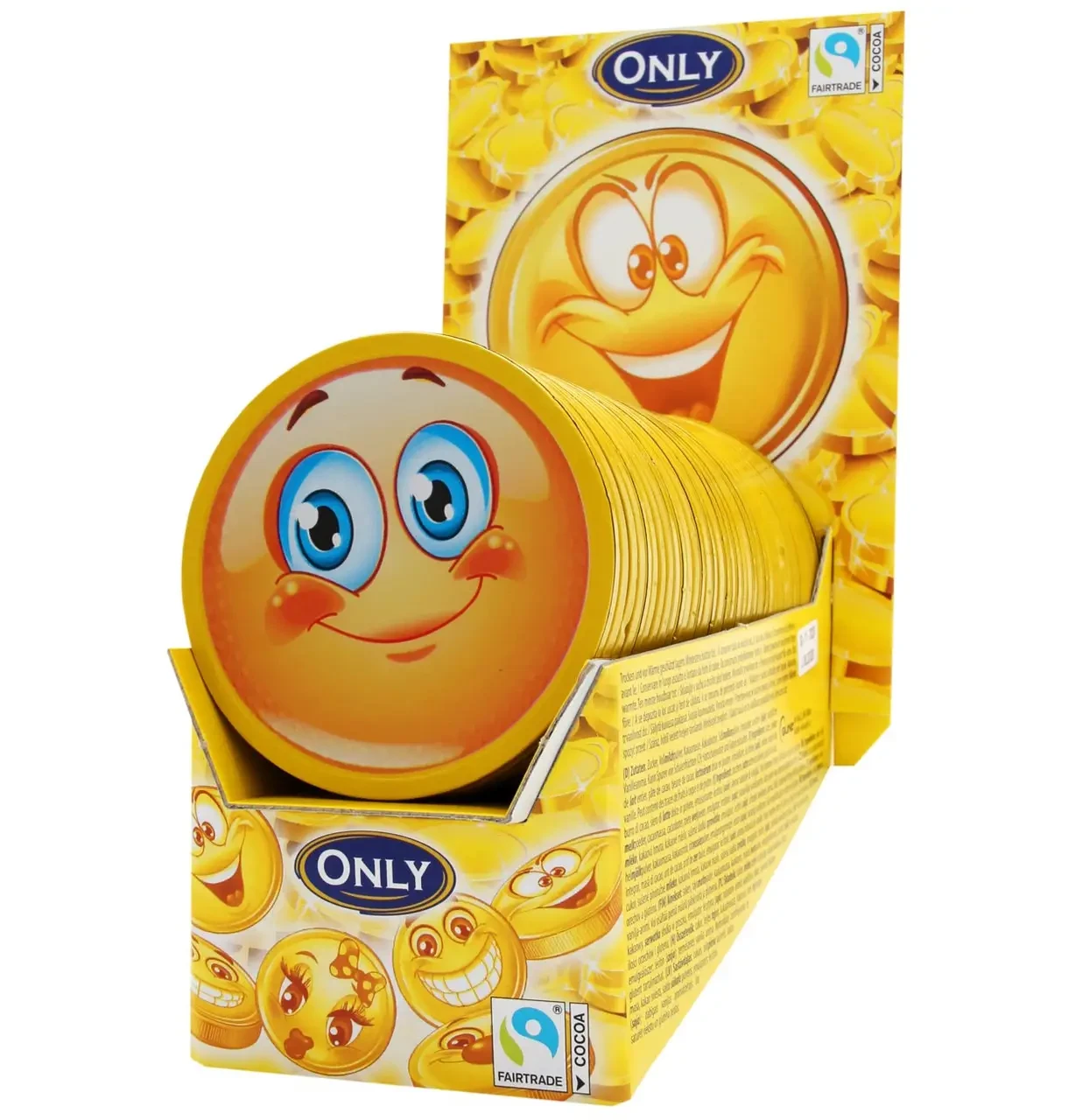 Шоколад молочний  Смайли Only 36x21.5г Австрія
