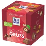 Набір шоколадних цукерок 4 смаки Ritter Sport Schokowurfel Schoko Gruss 176г (22шт) Німеччина