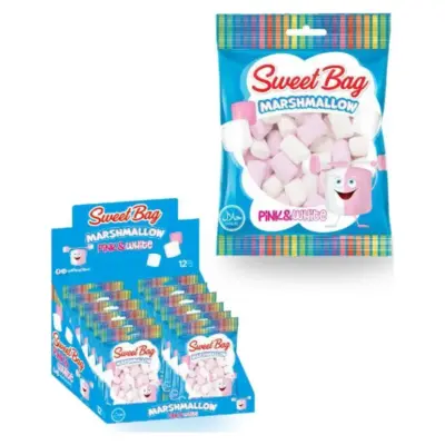 Зефір Маршмелоу Рожево-білий Sweet Bag PINK&WHITE 60 г