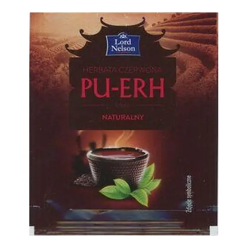 Чай червоний натуральний пуер Lord Nelson Pu-Erh 40г(20х2г) Польща