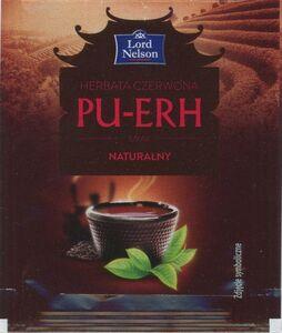 Чай червоний натуральний пуер Lord Nelson Pu-Erh 40г(20х2г) Польща